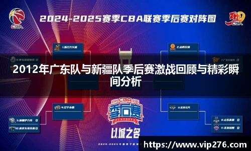 2012年广东队与新疆队季后赛激战回顾与精彩瞬间分析